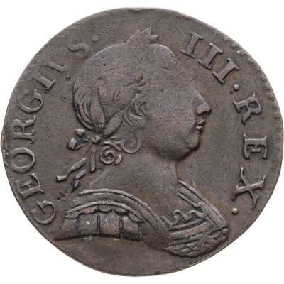 купить Великобритания 1/2 пенни (penny) 1775