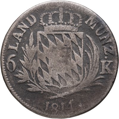 купить Бавария 6 крейцеров 1814
