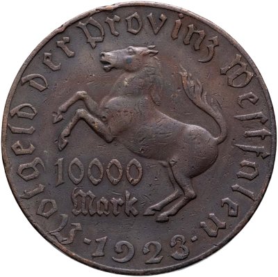 купить Германия, Вестфалия, нотгельд 10000 марок 1923