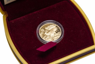 купить Ниуэ 5 долларов (dollars) 2011 "Год дракона - 2012" в футляре с сертификатом