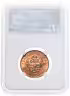 Купить Новая Зеландия 1/2 пенни (penny) 1965 в слабе Монетник.ру MS63