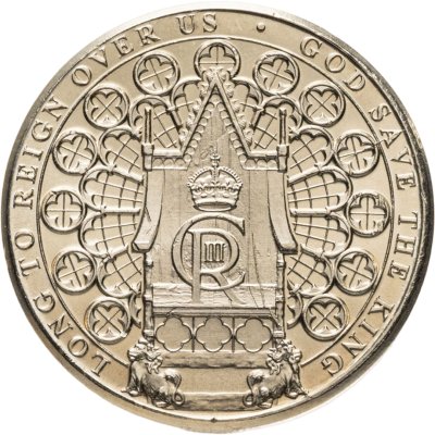 купить Гибралтар 1 фунт 2023 "Коронация Карла III"