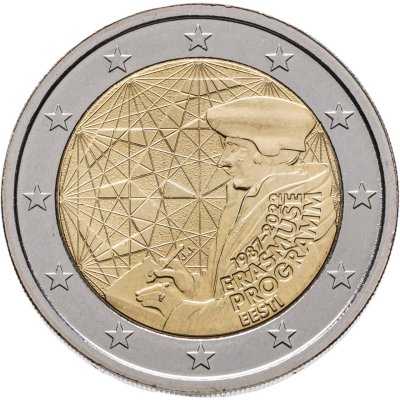 купить Эстония 2 евро (euro) 2022 35 лет программы Erasmus