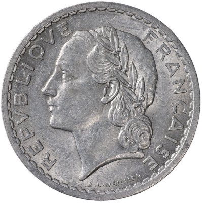 купить Франция 5 франков 1949 B [KM#888b2]