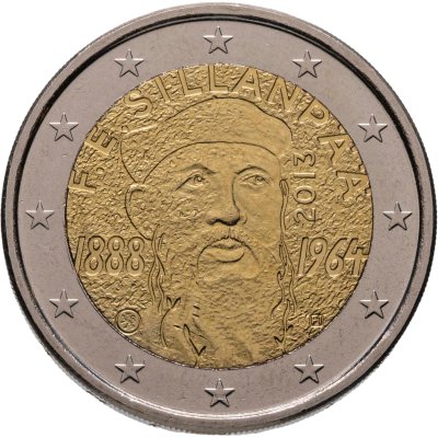 купить Финляндия 2 евро 2013 "125 лет со дня рождения Франса Эмиля Силланпяя"
