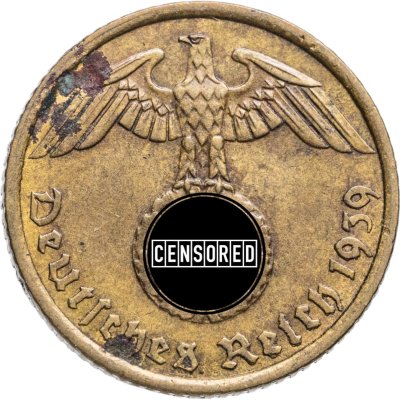 купить Германия (Третий Рейх) 5 рейхспфеннигов 1939 "А"