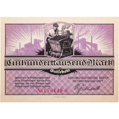 купить Германия 500000 марок 1921-1923 Лейпциг