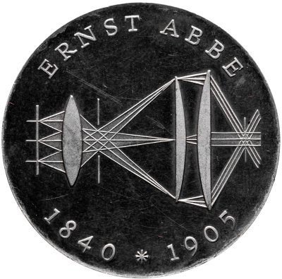 купить Германия (ГДР) 20 марок 1980 "75 лет со дня смерти Эрнста Карла Аббе"