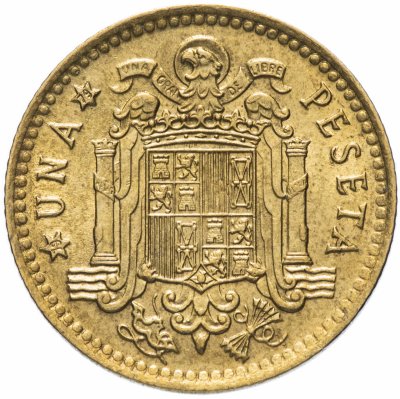 купить Испания 1 песета 1975 г.