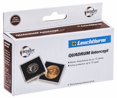 купить Капсулы Quadrum Intercept для монет 18 мм Leuchtturm, 344143