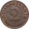 Купить Германия (Третий рейх) 2 рейхспфеннига (reichspfennig) 1939 J