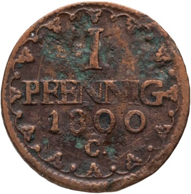 купить Германия, Саксония 1 пфенниг 1800