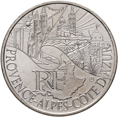 купить Франция 10 евро 2011 "Регионы Франции - Прованс-Альпы-Лазурный Берег"