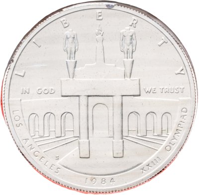 купить США 1 доллар 1984 "XXIII летние Олимпийские Игры 1984 в Лос-Анджелесе" в коинкарте
