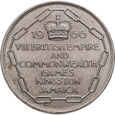купить Ямайка 5 шиллингов (shillings) 1966 "VIII Игры Содружества"