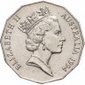Купить Австралия 50 центов (cents) 1994 "Международный год семьи"