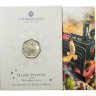 Купить Великобритания 50 пенсов 2022 "25 лет Гарри Поттеру и философскому камню - Хогвартс Экспресс" в буклете