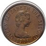 Купить Джерси 10 пенсов (pence) 1988 в конверте с маркой
