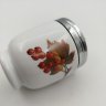 Купить Кодлер большой  с растительным декором, фарфор, деколь, металл, Royal Worcester, Великобритания, 1970-1985 гг.