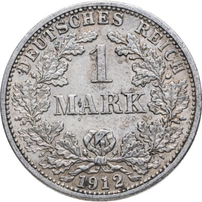 купить Германия 1 марка (mark) 1912, знак монетного двора: "F"