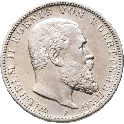 купить Германская Империя, Вюртемберг 3 марки 1909