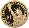Купить США 1 доллар (dollar) 2011 "19-й президент Резерфорд Б.Хейз", знак монетного двора "S" - Сан-Франциско
