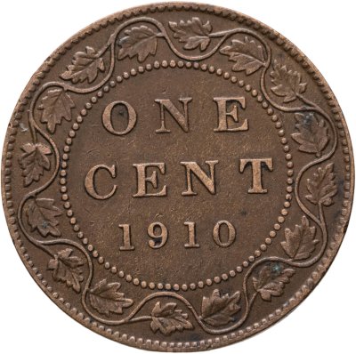купить Канада 1 цент (cent) 1910