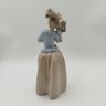 Купить Статуэтка "Девочка с игрушечным клоуном", фарфор, роспись, NAO Porcelain, Испания, 1985-2000 гг.