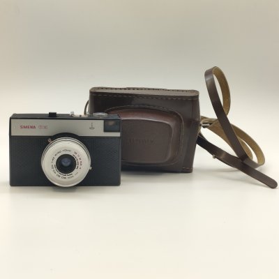 купить Фотоаппарат "Смена-8" в оригинальном кофре (не работает), металл, стекло, полимерный материал, кожа, ЛОМО (Ленинградское оптико-механическое объединение), СССР, 1970-1990 гг.