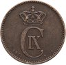 Купить Дания 2 эре (ore) 1875