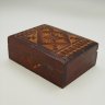 Купить Шкатулка с геометрическим декором, дерево, металл, резьба, СССР, 1970-1990 гг.