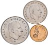 Купить Норвегия набор из 3х монет (50 эре, 1 и 5 крон) 1992-1996