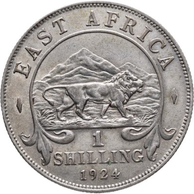 купить Британская Восточная Африка 1 шиллинг (shilling) 1924