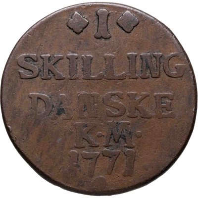 купить Дания 1 скиллинг 1771