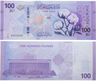 купить Сирия 100 фунтов 2025 года