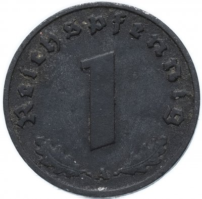 Купить Германия 1 рейхспфенниг (reichspfennig) 1942 Третий рейх