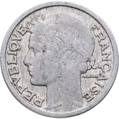купить Франция 2 франка (francs) 1945