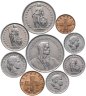 Купить Швейцария набор монет 1970-1973 (9 шт)