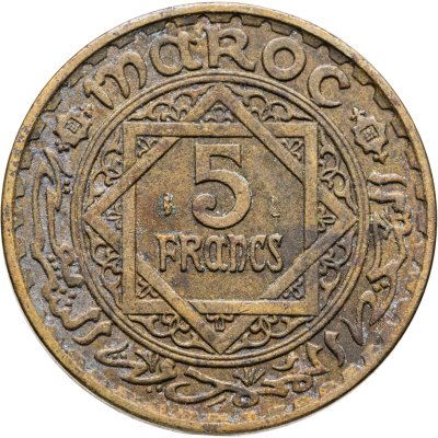 купить Марокко 5 франков (francs) 1946