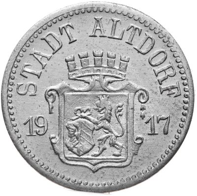 купить Германия, Альтдорф 10 пфеннигов 1917