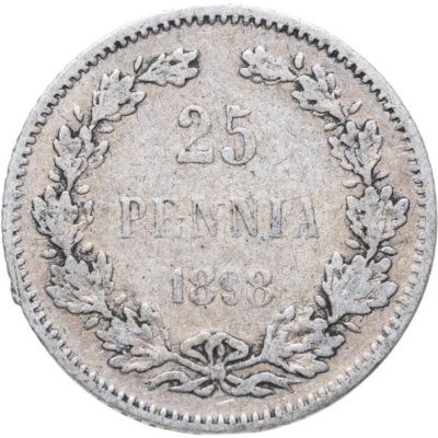 купить 25 пенни (pennia) 1898 L Российская Финляндия
