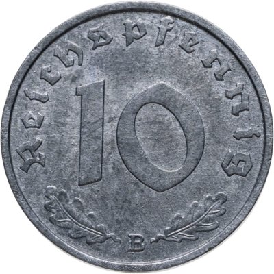купить Германия (Третий рейх) 10 рейхспфеннигов (reichspfennig) 1943 B