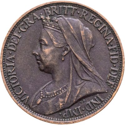 купить Великобритания 1 фартинг (farthing) 1899