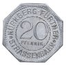 Купить Германия (Нюрнберг) нотгельд  20 пфеннигов 1921 "Красивый фонтан" трамвайный жетон