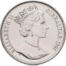 Купить Гибралтар 1 крона (crown) 1991 XXV Летние Олимпийские игры, Барселона 1992 - Гонки колесниц