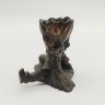 Купить Подсвечник "Гном с корзиной", металл, литье, тонировка, СССР, 1970-1990 гг.