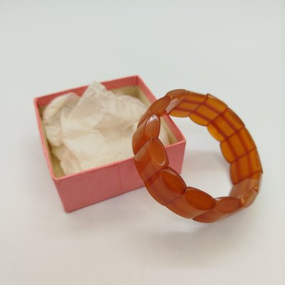 купить Браслет в родной упаковке, янтарь, Калининградский янтарный комбинат, СССР, 1970-1980 гг.