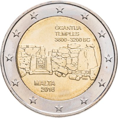 купить Мальта 2 евро (euro) 2016 Доисторические города Мальты - Джгантия