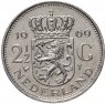 Купить Нидерланды 2 1/2 гульдена (gulden) 1969-1980