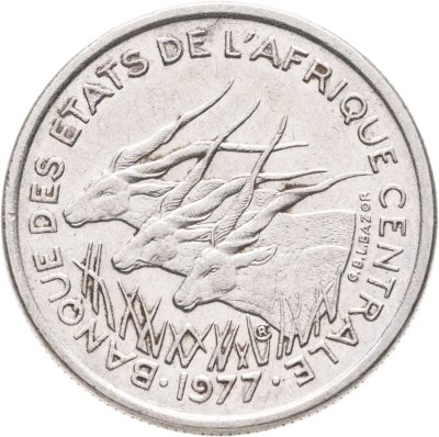 купить Центральная Африка (BEAC) 50 франков (francs) 1977 D